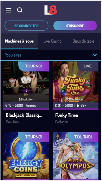 Version mobile des machines à sous