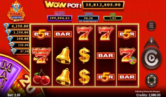 9 Blazing Diamonds WOWPOT